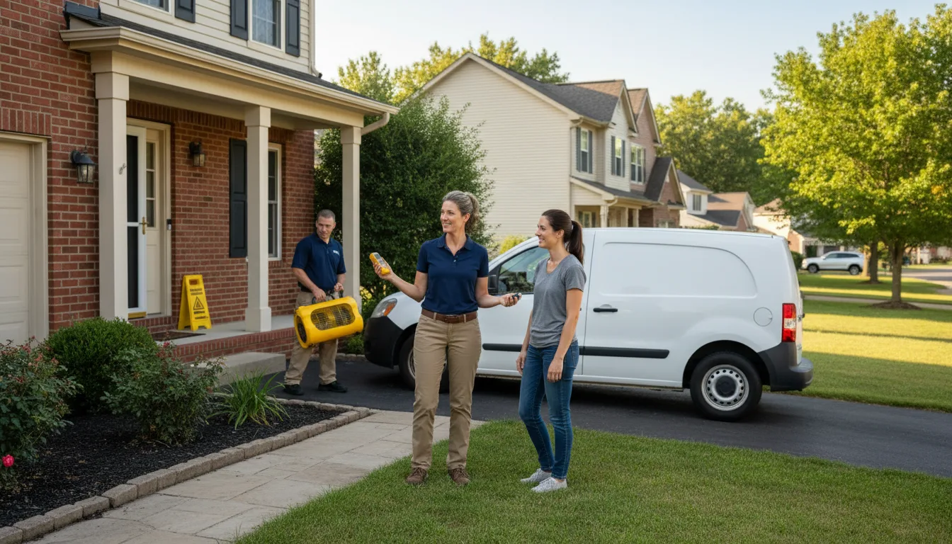Water restoration image for Home Water Damage Repair in South Milwaukee, WI